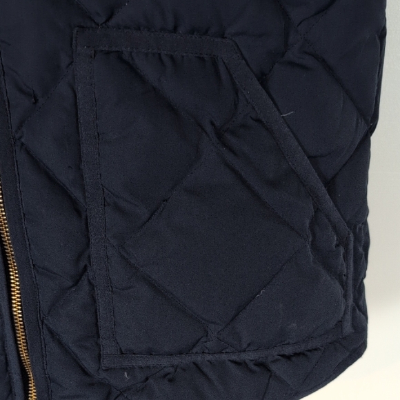 J. Crew Factory Quilted Down and Feather Vest - Picture 4 of 12